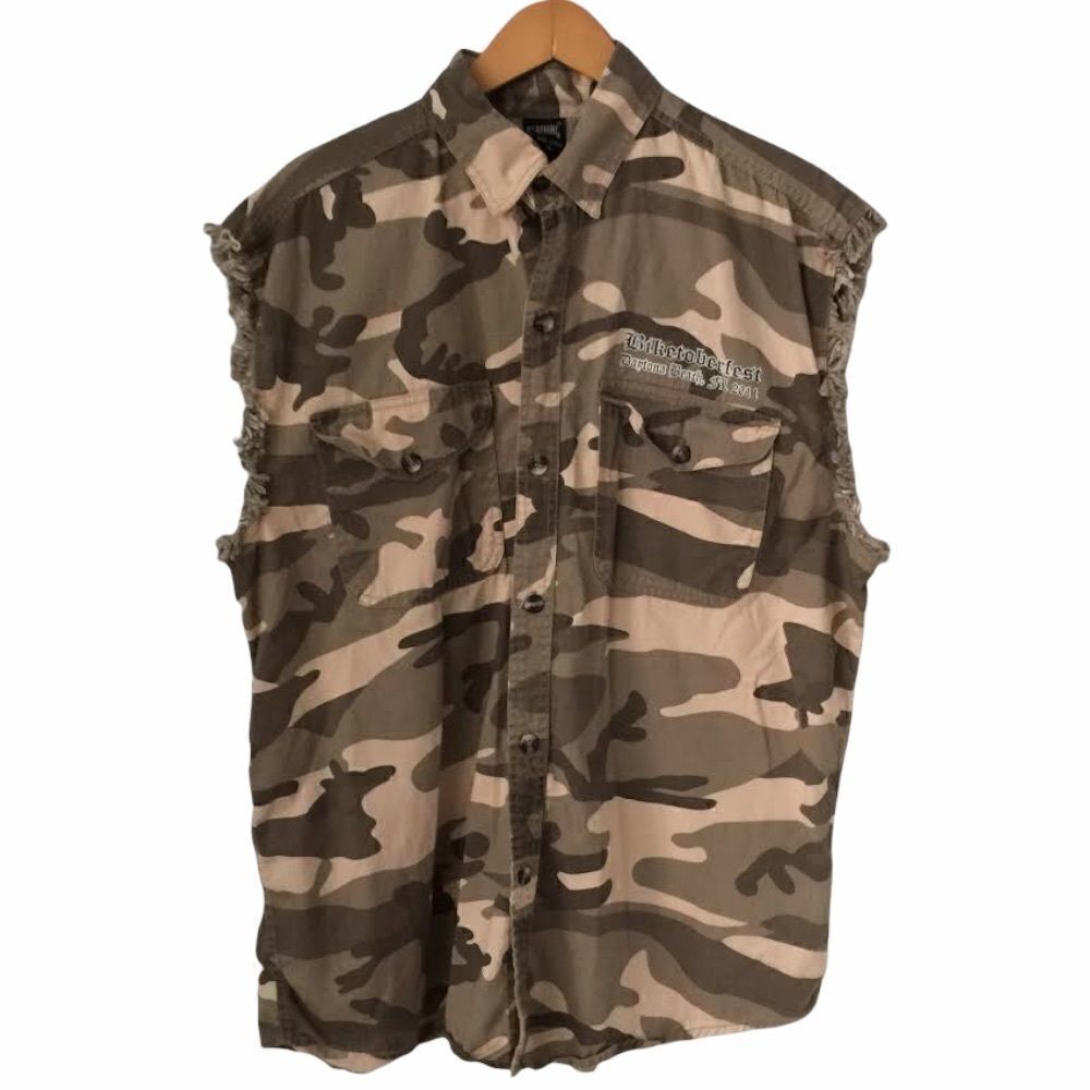 Lightning Biketoberfest Daytona Beach, FL 2011 in Camouflage Sleeveless Shirt